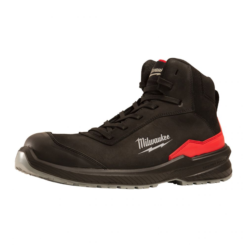 FLEXTRED S3S Sicherheits-Schnürstiefel Leder schwarz Größe 36 